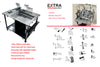 Package of  Welding table 1200 x 900mm W/104 pcs  Modular Fixture Kit & Belt Linsiher 100x1220mm W/3pc Belts