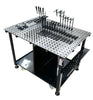 Package of  Welding table 1200 x 900mm W/104 pcs  Modular Fixture Kit & Belt Linsiher 100x1220mm W/3pc Belts