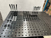 Welding table 1200 x 900mm W/72pcs Clamping Kits & Pipe & Tube Notcher & Industrial Grinder/Linisher