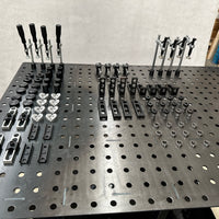 Welding table 1200 x 900mm W/72pcs Clamping Kits & Pipe & Tube Notcher & Industrial Grinder/Linisher