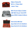 SUPER PACKAGE III ZX-40 Mill Drill & STAND & TOOL KITS, 3AXIS DRO & POWER FEED- Geared & Tilting Head with 800 x 240mm table