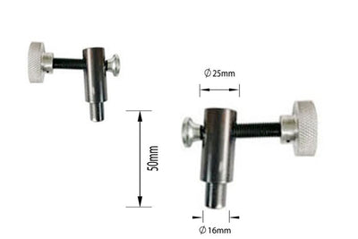 Side Clamp 50mm Height x 38mm Stroke W/16mm Stud to fit 16mm Hole
