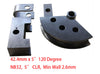 TB-3 Manual Tube & Pipe Bender 4X4 Plus  Package Incl 26.9mm, 33.7mm & 42.4mm Dies 120 Degree