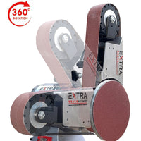 Bench grinder EX8 WIRE WHEEL /Belt Linisher 50 x 915mm (Swivel)/Disc sander