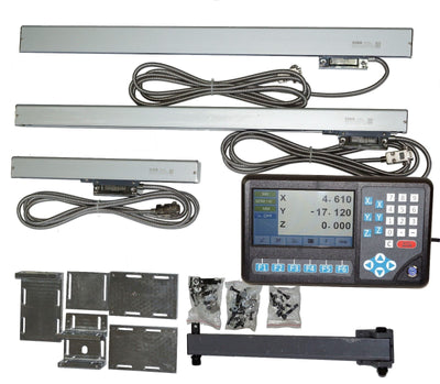 D80 LCD Digital Readout & Linear Scales Kit (470mm x 1, 670mm x 1, 920mm x 1)
