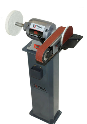 X8 Belt Linisher (Swivel)/Disc sander/Polishing Machine With Pedestal Stand