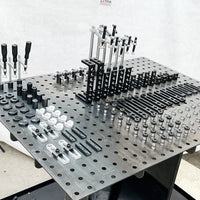 Welding table 1200 x 900mm W/104 pcs  Modular Fixture Kit