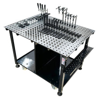 Welding table 1200 x 900mm W/104 pcs  Modular Fixture Kit