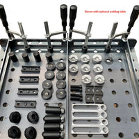 WTK-44B- 44PCS Weld Table Clamp Kit Suit 4 to 12mm Thick Table Plate W/Quick Hold Down Clamps