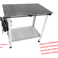 Welding table 900 x 600mm W/40 pcs Clamping Kits