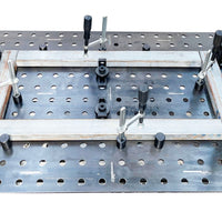 2pcs of Welding table tops 900 x 600mm W/ one set of 40 pcs Clamping Kits