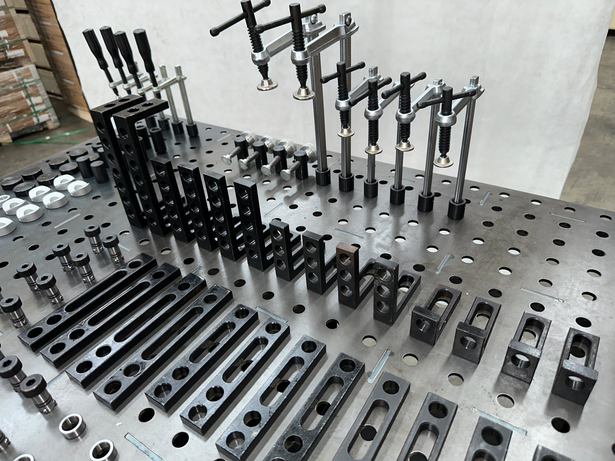 108 pcs Modular Fixture Kit For Weld Table | Extra Machinery Pty Ltd