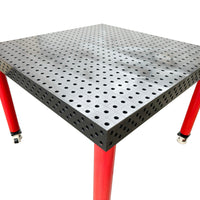 3D Welding table 1200 x1200 x100mm Nitrided Finish 12mm Table Plate 16mm Hole