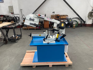 BS-912GDR Metal Cutting Band Saw -Gear Driven, Dual Swivel Head Bow 45 Degree