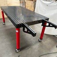 3D Welding table 2000 x1000 x100mm Nitrided Finish W/110 pcs  Modular Fixture Kit