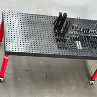 3D Welding table 2000 x1000 x100mm Nitrided Finish W/110 pcs  Modular Fixture Kit