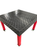 Package of 2pc 28mm Hole  3D  Welding table 1200 x1200 x200mm Nitrided Finish W/ one set 86pc Clamp Kit