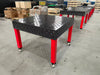 Package of 2pc 28mm Hole  3D  Welding table 1200 x1200 x200mm Nitrided Finish W/ one set 86pc Clamp Kit
