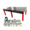 28mm Hole  3D  Welding table 2400 x1200 x200mm Nitrided Finish W/86pc Clamp Kit