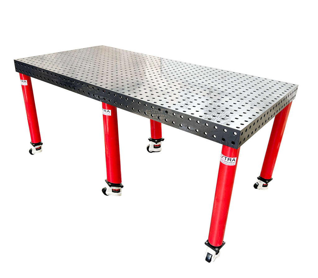 3D Welding table 2400 x1200 x100mm Nitrided Finish 12mm Table Plate 16mm Hole