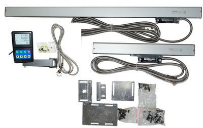 D50 LCD 2 axis Digital Readout & 2 Linear Scales (1020-170) for Lathe