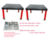 2PC OF 3D Welding table 1200 x1200 x100mm W/ ONE SET 104pc  Modular Fixture Kit