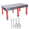 28mm Hole  3D  Welding table 2400 x1200 x200mm Nitrided Finish W/50pc Clamp Kit