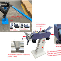 4x4 Package TB-3 Manual Tube & Pipe Bender W/l 42.4mm & 48.3mm Dies & RPS-76 Notching Belt Linisher