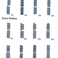 BBM-1.5V W/Pedestal  Variable Speed Motorised  Swage & Jenny Machine 1.2mm capacity W/12 Pairs (24pcs) Roller Dies