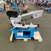 BS-8R Metal Cutting Band Saw 215 x 205mm Rectangular Capacity -Dual Mitre Cut 45 Degree