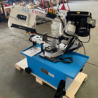 BS-8R Metal Cutting Band Saw 215 x 205mm Rectangular Capacity -Dual Mitre Cut 45 Degree