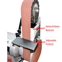 Bench grinder X8-Plus /Belt Linisher 50 x 915mm (Swivel 360)/Disc sander With Vertical Platen Grinding