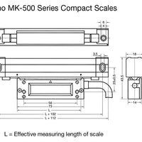 XH-2 Plus 2 axis Digital Readout & 2 Linear Scales (920-170) for Lathe