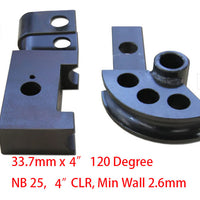 TB-3 Manual Tube & Pipe Bender 4X4 Plus  Package Incl 26.9mm, 33.7mm & 42.4mm Dies 120 Degree (Copy)