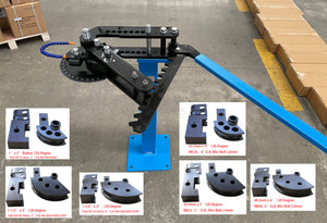 Deluxe Package of TB-3 Manual Tube & Pipe Bender Race Package Incl 6 sizes of dies 120 Degree