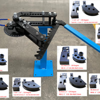 Deluxe Package II of TB-3 Manual Tube & Pipe Bender Race Package Incl 8 sizes of dies 120 Degree