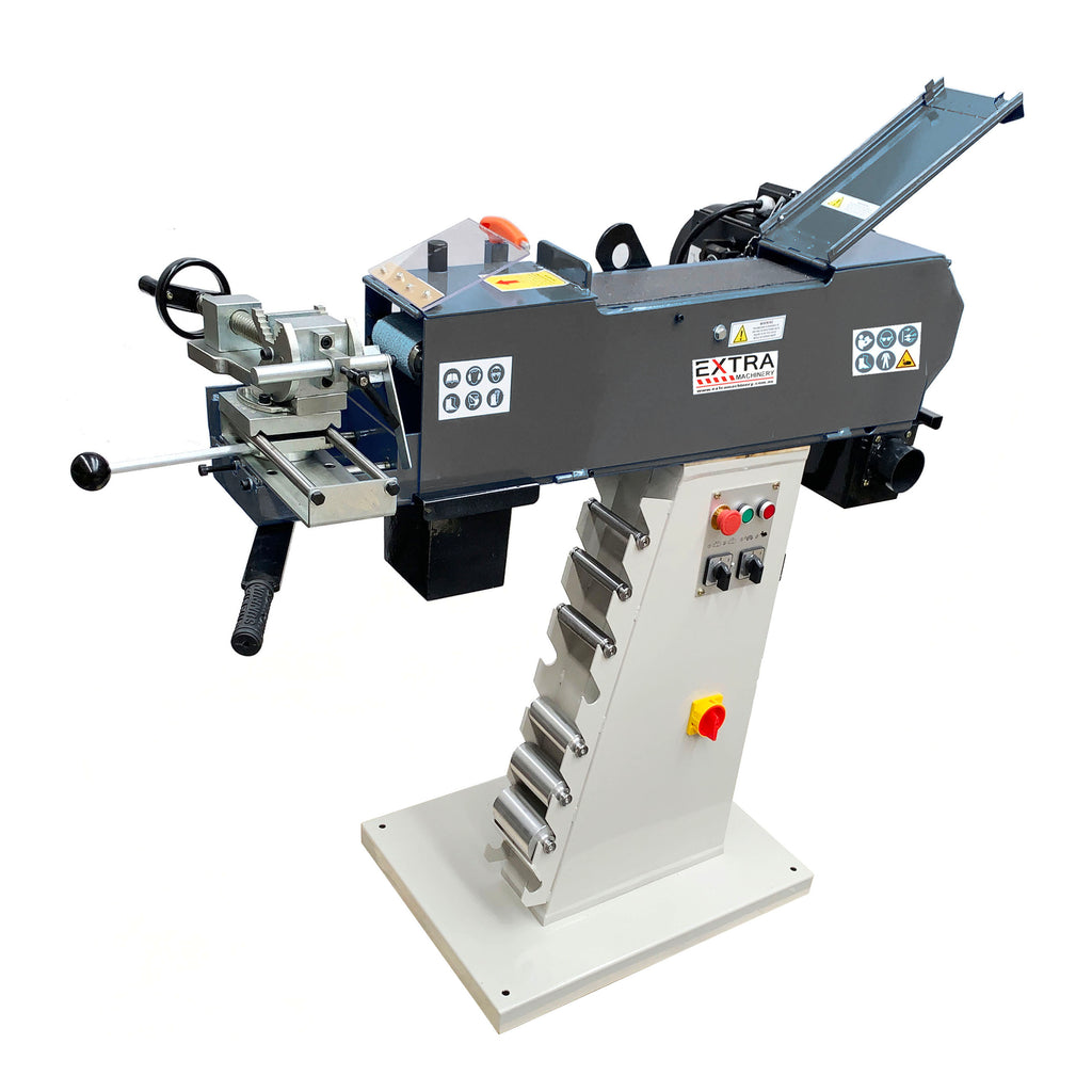 PTN-2001 Pipe & Tube Notcher – Linisher 3 Working Stations Incl 42mm Roller 3PHASE 2 SPEED MOTOR