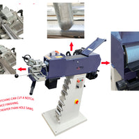 4x4 Package TB-3 Manual Tube & Pipe Bender W/l 42.4mm & 48.3mm Dies & RPS-76 Notching Belt Linisher