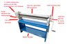 Manual Pan Brake +Slip Curving Roll 1.5 x 1220mm Capacity