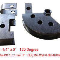 Tube Bending Die 1-1/4" (OD 31.75mm) x 5" Bending Radius 120 Degree