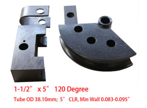 Tube Bending Die 1-1/2" (OD 38.1mm) x 5" Bending Radius 120 Degree