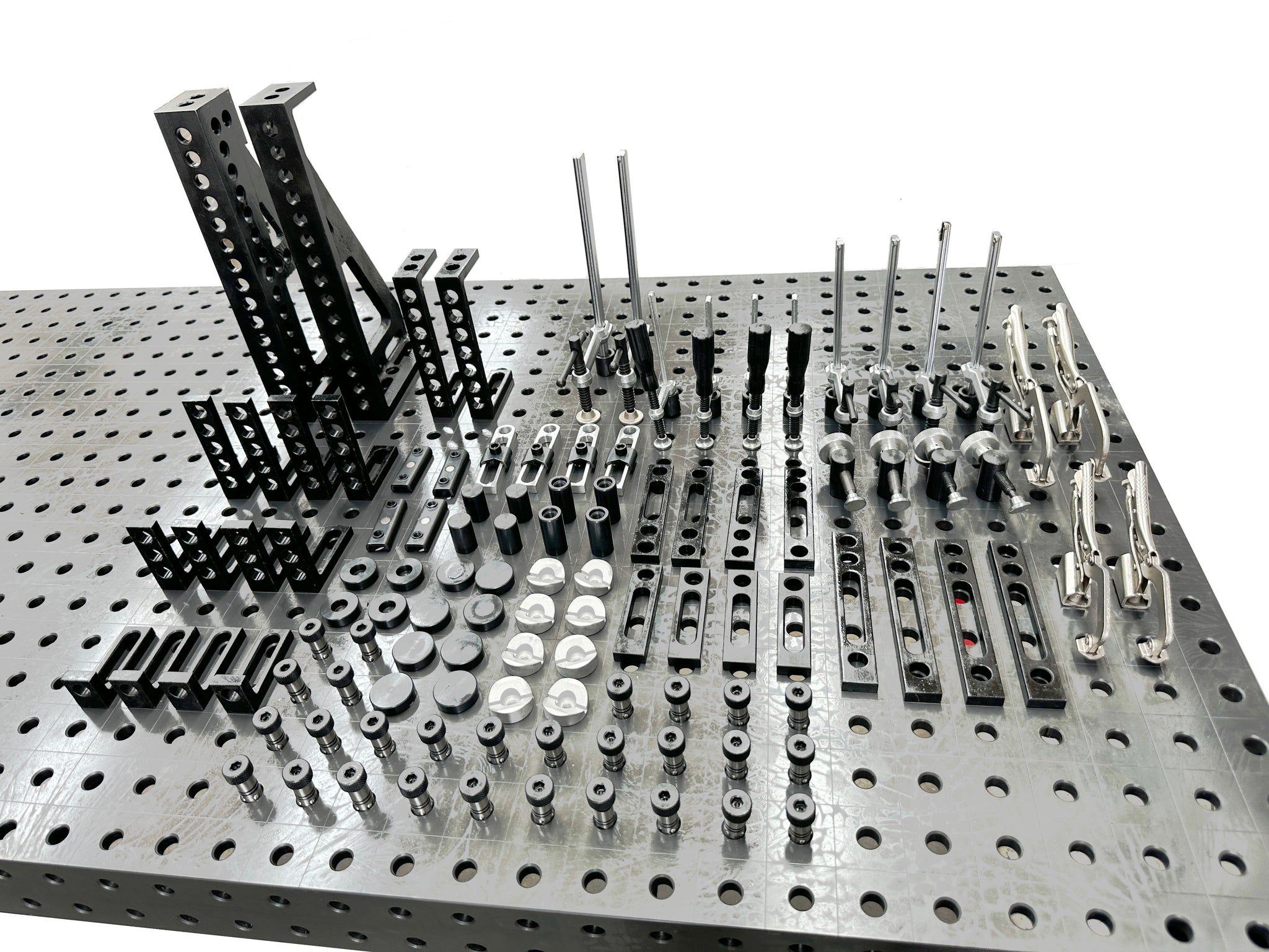 Weld Fixture Rack 110pcs Modular Fixture Kit For Weld Table | Extra Machinery Pty Ltd