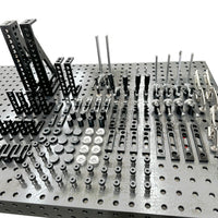 3D Welding table 2000 x1000 x100mm Nitrided Finish W/110 pcs  Modular Fixture Kit