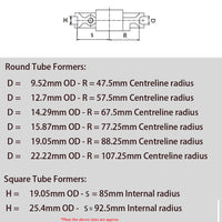 Manual Tube Bender, Tube Notcher & Hole Saw Set