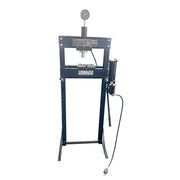 SP-20AL Workshop Hydraulic & Pneumatic Press - 20 Tonne Sliding Cylinder, Pressure Gauge, V Plate