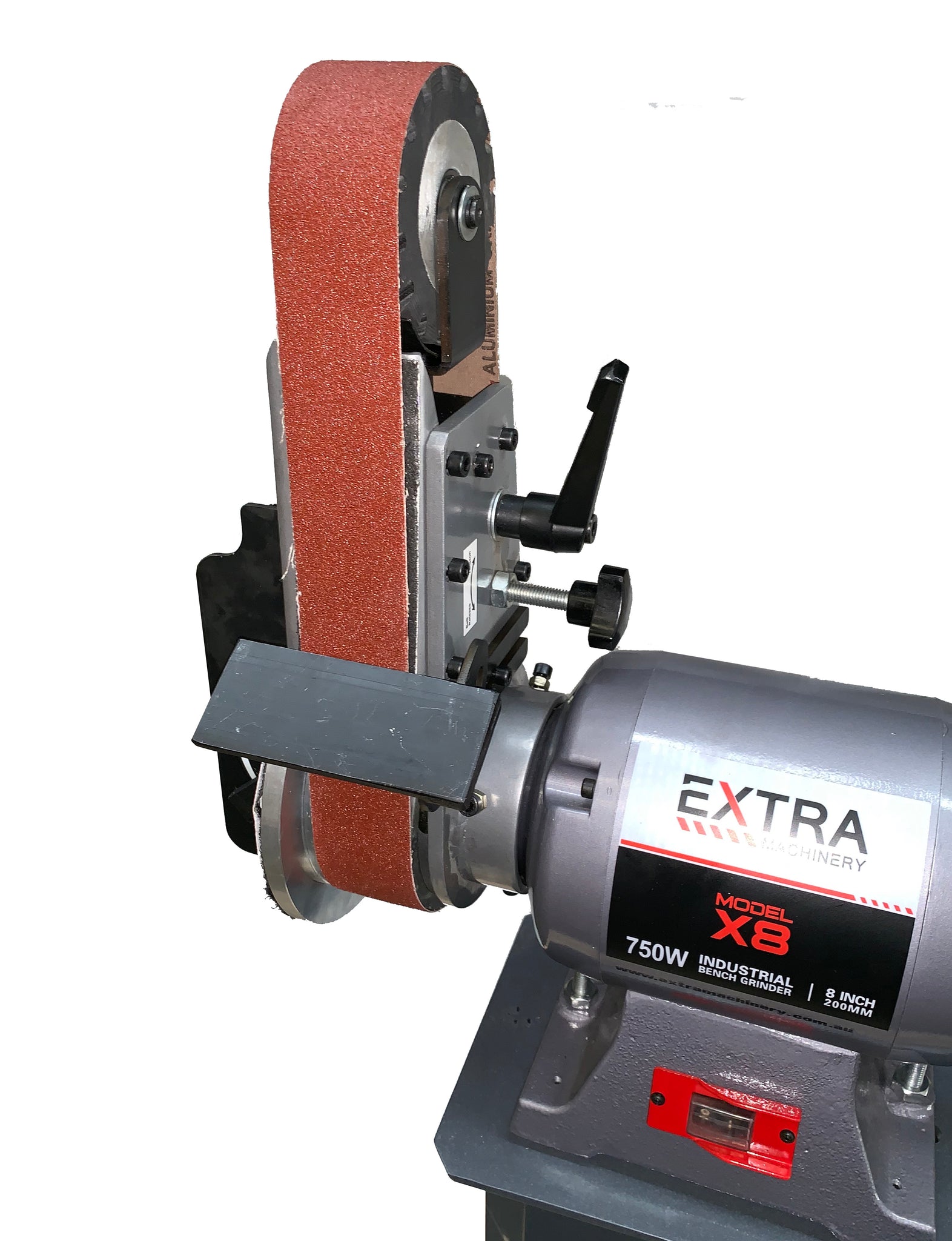 Ex8l Belt Linisher (swivel) Disc Sander Polishing Machine W Pedestal 