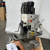 ZX-40 Mill Drill - Geared & Tilting Head with 800 x 240mm table