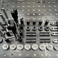 2pcs of Welding table 900 x 600mm W/40 pcs Clamping Kits