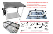 Welding table 900 x 600mm W/64 pcs  Modular Fixture Kit