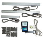 D50 LCD Digital Readout & 3 axis Linear Scales Kit (220mm x 1 + 470mm x 1 + 670mm x 1)  for Mill